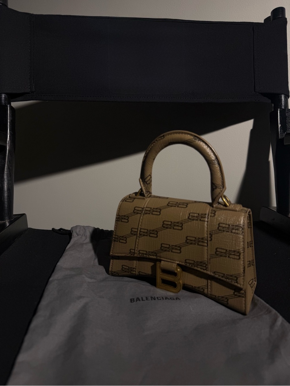 2022 BB Monogram Hourglass XS Top Handle Bag